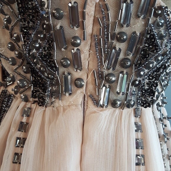 Free people Cassiopea Mini peach dress sz 0 - Picture 7 of 7